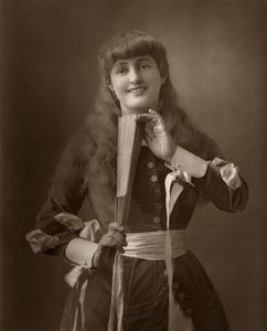 Brittinäyttelijä Alice Atherton elokuvassa Oliver Grumble, 1886