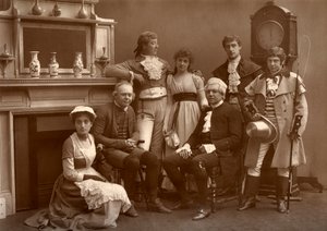 Vaudeville Company in The Road to Ruin, Vaudeville Theatre, Lontoo, 1886