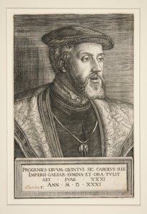 Kaarle V (1500-1558) tekijältä Barthel Beham
