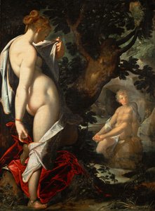 Nymfi Salmacis ja Hermaphroditus, noin 1580-1582