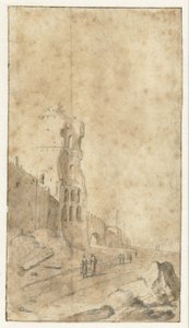 Porta San Paolo Roomassa tekijältä Bartholomeus Breenbergh