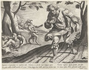 Vertaus rikkaviljasta vehnän joukossa tekijältä Bartholomeus Willemsz. Dolendo (attributed to)