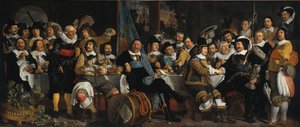 Münsterin rauhan juhla 18. kesäkuuta 1648 Varsijousien civin päämajassa