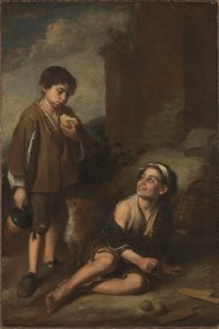 Kaksi talonpoikaispoikaa tekijältä Bartolomé Esteban Murillo