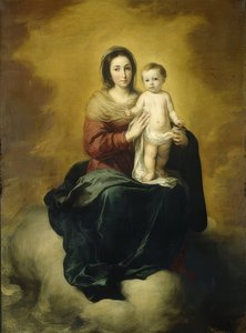 Madonna ja lapsi. 1660-80 tekijältä Bartolomé Esteban Murillo