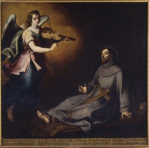 Pyhä Franciscus Assisilainen ekstaasissa, n. 1646. tekijältä Bartolomé Esteban Murillo