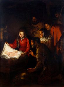 Paimenten palvonta, n. 1650. tekijältä Bartolomé Esteban Murillo