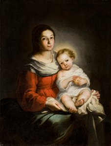 Neitsyt ja lapsi, c. 1650. tekijältä Bartolomé Esteban Murillo