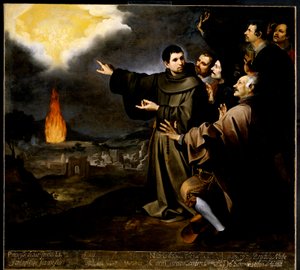 Alcalán veli Juliánin näky Espanjan kuninkaan Filip II:n sielun taivaaseenastumisesta tekijältä Bartolomé Esteban Murillo