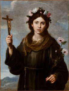 St Rosa Viterbo (1233-51) tekijältä Bartolome Esteban school of Murillo