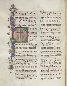 Missale: Fol. 184v: Risti, lehdet, 1469 tekijältä Bartolomeo Caporali