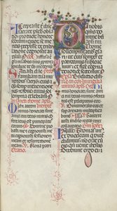 Missal: Fol. 262: Pyhä Tuomas, 1469. tekijältä Bartolomeo Caporali