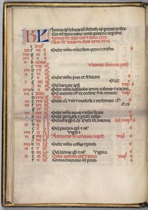 Missale: Fol. 5v: kesäkuun kalenterisivu, 1469