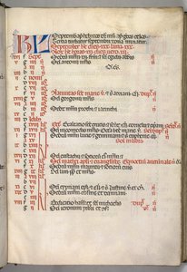 Missale: Fol. 7r: syyskuun kalenterisivu, 1469. tekijältä Bartolomeo Caporali