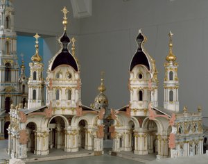 Projekti ylösnousemuksen neitsyen (Smolny) luostarille Pietarissa (Pietari)