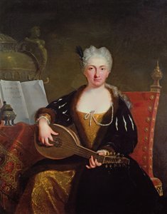 Händelin laulajan Faustina Bordonin muotokuva n. 1830 (öljy kankaalle) tekijältä Bartolomeo Nazari