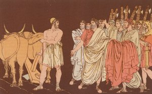 Cincinnatus kutsuttiin diktaattoriksi tekijältä Bartolomeo Pinelli