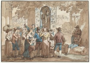 ”Charlatan”, kuvitus teokseen ”Roman Costumes and Customs”