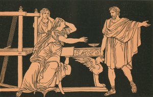 Ang ina ni Euryalus ay nakatanggap ng balita ng kanyang deathfinn tekijältä Bartolomeo Pinelli