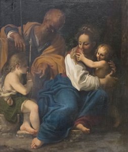 Sagrada família e São João Batista finlandês tekijältä Bartolomeo Schedoni