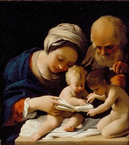 Pyhä perhe nuoren Johannes Kastajan kanssa, 1600-luvun alku