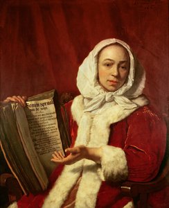 Nuori nainen juhlimassa viiniä, 1665