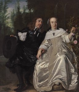 Abraham del Court ja hänen vaimonsa Maria de Kaersgieter, 1654