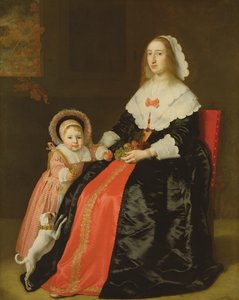 Muotokuva äidistä ja lapsesta, 1644