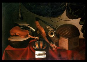 Musikaali asetelma tekijältä Bartolommeo Bettera