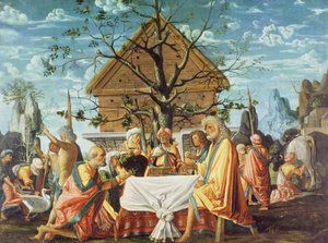 Philemon ja Baucis, n. 1500 tekijältä Bartolommeo Suardi Bramantino