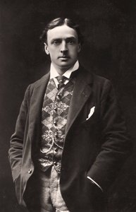 John Martin-Harvey 1863-1944, englantilainen näyttelijä, 1900-luvun alku.