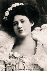 Rosie Boote 1878-1958, englantilainen näyttelijä, 1905.