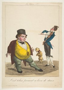 Lord-tolan käy tanssitunnilla, The Passions, nro 7, 1800-luku.