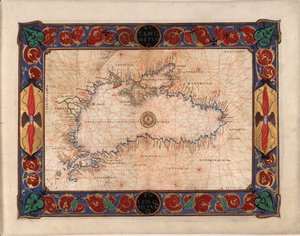 Mustanmeren kartta, joka sisältää osan nykyisestä Romaniasta, Bulgariasta, Turkista, Ukrainasta ja Venäjältä, n