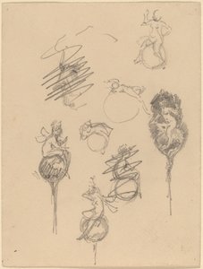 Korusuunnittelun opinnot [recto] tekijältä Beatrice Godwin Whistler