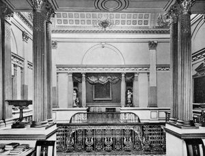 Suuri portaikko, Londonderry House, 1908.