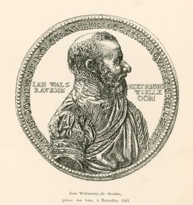 Jean Walravenz, joka tunnetaan nimellä Oomken, hullujen prinssi, Brysselissä, 1563 tekijältä Belgian School