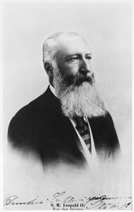 Belgian kuninkaan Leopold II:n (1835-1909) muotokuva