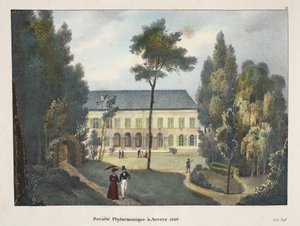 Phylharmonic Society in Antwerpen 1826, n. 1895 (fotokromi) tekijältä Belgian School