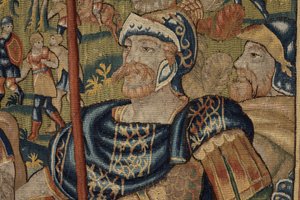 Tarina Cyrus II Suuresta, n. 1590 (kuvakudos) tekijältä Belgian School