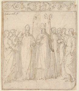 Augustinus, Ambroseus ja muut pyhät