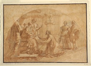 Piirros, Paavi vastaanottaa vieraan, 1590-1646