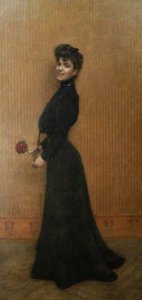 Lady ruusun kanssa