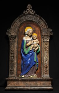 Neitsyt ja lapsi, 1500-1510. tekijältä Benedetto Buglioni