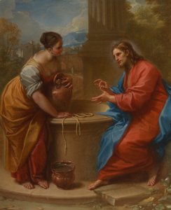 Kristus ja Samarian nainen, 1715-20.
