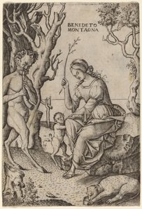 Satyr perhe tekijältä Benedetto Montagna
