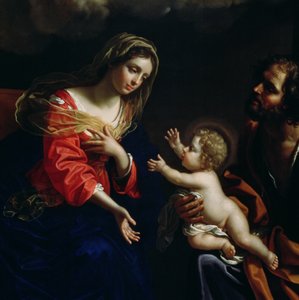 Pyhä perhe, yksityiskohta, 1682