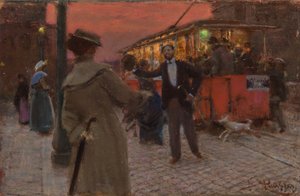 Roman Tramway, 1905 tekijältä Benes Knupfer