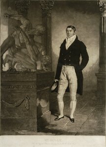 Mr Gully, kaiverrus Charles Turner (1774-1857) (mezzotint) tekijältä Benjamin (after) Marshall
