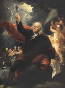 Benjamin Franklinin leijakoe. (Tulosta)